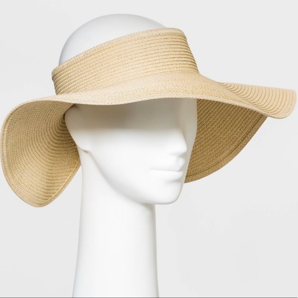 New Target packable straw beach hat